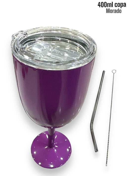 Copa Térmica 400ml Morado