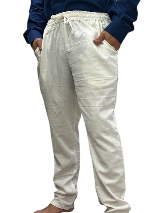 Pantalón Blanco de Hombre