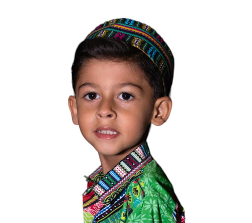 Kufi Sombrero Afrocaribeño de Niño y Niña Unisex